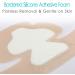 Silicone Heel Foam Bandages - Waterproof Absorbent Dressing for Ulcers & Cracked Heels (Pack of 2) - 5x8 Inch Gentle Adhesive - Buy Online on GoSupps.com