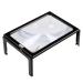 High Magnification Magnifying Glass Desktop Reading Old Man with Light with Chest Hanging A4 Large Lens Rectangular HD Portable Magnifying Glass Good Times