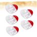 DOITOOL 5pi ces Tubes De Gloss Forme De C ur Flacons De Gloss Vides Plastique Flacons Pour L vres Liquide Et Mascara 4.2x3.7cm transparent - Buy Online on GoSupps.com