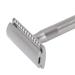 Safety Aircraft Double Edge Safety Razor | Ergonomic Brass Handle (Silver) - Buy Internationally at Your Store Name  - Buy Online on GoSupps.com