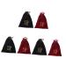 BIUDECO 6 Pcs Storage Bag Make up Holder Hotel Hair Dryer Bag Drawstring Storage Pouch Blower Bags Fabric