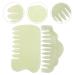 Ultechnovo 2-St Jade Comb - Traditional Massage Tool for Scalp & Gua Sha | International Shipping - Buy Online on GoSupps.com