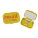 Yfenglhiry Contact lens-trip kits small portable contact box with tweezers remover tools for daily and outdoor area travel contact lens container with storage set cute small yellow