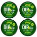 TeaZa Energy Smokeless Alternative with Hemp | Quit Chewing and Dipping Snuff | Nicotine and Caffeine Free Herbal Energy Pouch (Peppermint, 4 Pack) Peppermint 10 Count (Pack of 4)