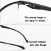 Progressive Multifocus Reading Glasses for Men - Blue Light Blocking Anti-Glare Fashion Half Frame (Black Size 2.0x) - International Shipping Available - Buy Online on GoSupps.com