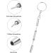 Spectacle Repair Kit - 50Pcs Glasses Screws, Silicone Nose Pads, Expert Replacement Parts Set for Eyeglasses & Sunglasses - Includes Bridge Support, Tweezers, Mirror Cloth - Buy Online on GoSupps.com
