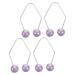 HONMEET 2 Pairs Dimple Trainer Face Trainer Dimple Maker Cheeks Balls Smile Trainer Facial Beauty Tool Facial Exerciser Dimple Clip Face Exerciser Cheeks Clip Purple Alloy 4.30X2.50X0.80CM Purple