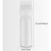 WLLHYF 2 Pack Root Comb Applicator Bottle 6 Ounce Hair Dye Bottle Brush Hair Oil Squeeze Bottles Plastic Hair Root Comb Color Applicator with Graduated Scale (White) - Buy Online on GoSupps.com