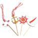 KICHOUSE 24pcs Wedding Cake Decorations Appetizer Picks Funny Cake Topper Nautical Cake Topper Sailboat Cake Topper Nautical Cupcake Picks Birthday Nautical Topper Ocean Top Hat Insert Card - Buy Online on GoSupps.com