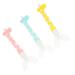 Iwowhero 3 pieces of children's toothbrush children and toothbrush children and shaped toothbrush and shaped toothbrush cartoon children's toothbrush children hand toothbrush silicone children's toothbrush