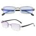 Luckky Titanium Progressive Dual-Use Reading Glasses for near and far progressive multifocal reading glasses diamond-ground bifocals progressive and anti-blue glasses light reading glasses with glasses case +2.0