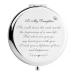 WHING to My Daughter Cute Engraved Travel Compact Pocket Makeup Mirror  Daughter Wedding Gift from Dad Mom  Graduation Birthday for Daughter
