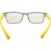 Shop LHSDMOAT Children's Blue Light Filter Glasses - Rectangular Frame Gray/Yellow - Protect Eyes from Computer & Gaming Strain - Buy Online on GoSupps.com