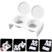 Ipetboom Monomer Holder Nail Art Brush Cup Nail Art Tool Painting Tool Natural Nails Nail Tools Dappen Dish for Acrylic Nails Nail Bowl Liquid Pen Wash Cup Wash Pen Bracket Stainless Steel - Buy Online on GoSupps.com