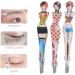 Pinkiou Professional Slant Tip Eyebrow Tweezers 6 Pack Bikini Style Hair Removal Makeup Tool - Buy Online on GoSupps.com