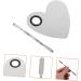 FRCOLOR Metal Makeup Tray Set - 3 Metal Palettes for Nail Art & Watercolor - Stainless Steel Cosmetic Mixing Plates - Buy Online on GoSupps.com