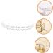 HONMEET Bride Wedding Headband Bridal Hair Accessories Headbands with Pearls Pearl Headbands for Women Silver Headband Bride Headband Headpiece for Bride Hair Ribbons Miss Abs Double Layer - Buy Online on GoSupps.com
