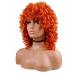 Short Loose Curly Wig for Black Women | Synthetic Natural Half Wig in Ginger (Orange) - Buy Online on GoSupps.com