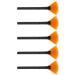 Qukaim Facial Fan Brush Fan Mask Brush Set of 5 Long Handle Facial Applicator Brushes for Mud Mask Blush Glycolic PeelSoft Makeup Tools - Buy Online on GoSupps.com