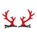 Christmas Reindeer Hair Clips Dragon Horn Antler Hair Ornament | Antler Hair Accessories Antlers Ears Barrettes for Women Girls Family