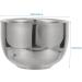 Angoily Stainless Steel Mixing Bowl - Ideal for Hair Dye Shaving Foam & Soap - Essential Shaving Tool & Accessories for Men - Buy Online on GoSupps.com