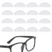 18 pairs of self-adhesive nasal cannulas glasses nasal cannulas silicone non-slip 1 mm (transparent)
