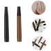 SOESFOUFU 2pcs Eyebrow Pencil Black Waterproof Eyebrow Pen Eyebrow Tool Liquid Eyebrow Pen Beard Pen Plastic - Buy Online on GoSupps.com