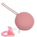 Calakono Silicone Pacifier Container - Portable Silicone Holder & Storage Bag for Travel - Dark Pink Zip Bag for Jewelry & Keys - Buy Online on GoSupps.com