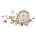 Emboss Restaurant Mute Wall Clocks Resin Crafts Decoration Home Livingroom Sofa Background 3D Wall Sticker Mural Ornament (Size : 1)