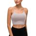 iOoppek Women Sexy Back Exercise Chest with Chest Pad Gymnsis Sling Yoga Vest Bustier Ladies Pattern Ag S