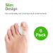 NatraCure Gel Big Toe Bunion Guards & Toe Spreaders - Pain Relief for Crooked Toes, Pressure, Hallux Bunions - 6 Count - Buy Online on GoSupps.com