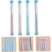 Buy Homsfou Comfortable Travel Toothbrushes Manual Bristle Cleaning Brush Set for Immune Support & Oral Hygiene - Buy Online on GoSupps.com