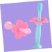 Frcolor Silicone Baby Toothbrush - 1 Pack Pink | Infant Oral Care & Training Toothbrush - Buy Online on GoSupps.com