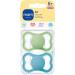 MAM Air Soothers 6+ Months (Pack of 2) Baby Soothers with Sterilisable Travel Case Baby Essentials Blue (Designs May Vary) Blue 1 6+ M Soother - Buy Online on GoSupps.com
