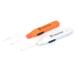 Qtqgoitem Plastic Handle Flashlight Earpick Ear Wax Clean Tool 2pcs Orange White (Model: a3f 06a 04c 7d7 BBB)