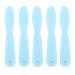 5pcs Dental Plastic Spatula Impression Tool Mixing Knife Plaster Spatula Tooth Filling Spatula For Alginate Plaster Materials(Light Blue)