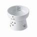 Necoichi Raised Cat Water Bowl, Elevated, with Measurement Lines, Dishwasher and Microwave Safe, No.1 Seller in Japan! Cat Extra Tall