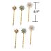 6PCS Retro Crystal Rhinestone Hair Pins - Elegant Vintage Hair Clips for Women and Girls - Buy Online on GoSupps.com