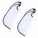 FOMIYES 2pcs Elderly Shampoo Bib Shampoo for Colored Hair Barber Hair Salon Apron Hair Care Shampoo Cap 57x25x1cm White
