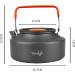 Tentock Camping Kettle 1.1L Lightweight Aluminum Tea Pot for Backpacking, Hiking, Picnic - Compact Coffee Pot for Outdoor Activities - Buy Online on GoSupps.com
