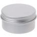 GUMEI 5-120ml Empty Aluminum Cosmetic Pot | Silver Tin Container with Lid - Ideal for Travel & Storage - Buy Online on GoSupps.com