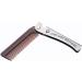 Stainless Steel Beard Comb Men's Hair Beard and Mustache Styling Comb Folding Fine Teeth Pocket Comb - Brown Very Practical and Popular - Buy Online on GoSupps.com
