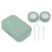 01 02 015 Contact lenses-etui Small mirror silicone-sauginpf contact lens-storage container harmless to store contact lenses (green)
