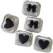 Shop KCHYCV Heart-Shaped Cosmetic Contact Lens Container - Pink Travel Holder Set - Buy Online on GoSupps.com