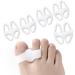 HEXILIN Soft Toe Separator Bunion Corrector Kit - 4 Pairs, One Size Fits All - Buy Online on GoSupps.com