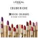 L'Or al Paris Color Riche Satin Smooth Lipstick Moisturising Pure Pigment Lip Colour With Omega 3 & Vitamin E 126 L'Adresse L' Adresse 126 1 count (Pack of 1) - Buy Online on GoSupps.com