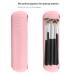 Silicone Makeup Brushes Case - Stylish Pink Organizer for Travel & Storage - International Shipping Available - Buy Online on GoSupps.com