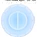 Eyelash Extension Glue Ring Cup 1.5cm / 0.6in Stable Wearing Easy To Wear Eyelash Glue Ring Cup Strong Flexibility for Professional Use(A pack of 100 blue) - Buy Online on GoSupps.com