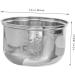 Zerodeko 3pcs Rice Cooker Liner Revere Ware Pots and Pans Power Cooker Parts Interior Rice Maker Cooker Replacement Supply Rice Cooking Pan Stockpot Electric Pressure Cooker Stainless Steel 18.5X18.5X10.8CMx3pcs Silverx3pcs - Buy Online on GoSupps.com