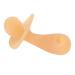 Newborn Teething Toy Candy Shape Silicone Easy Cleaning Baby Teether Stick Large for 6 to 12 Months (Nano Silver)